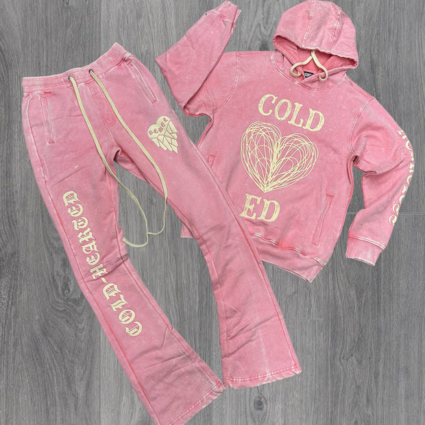 Casual personalized loving retro distressed sports suit