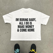 All I Do Is Make Money Print Short Sleeve T-Shirt