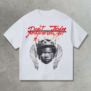 Crown Angel Baby Print T-shirt