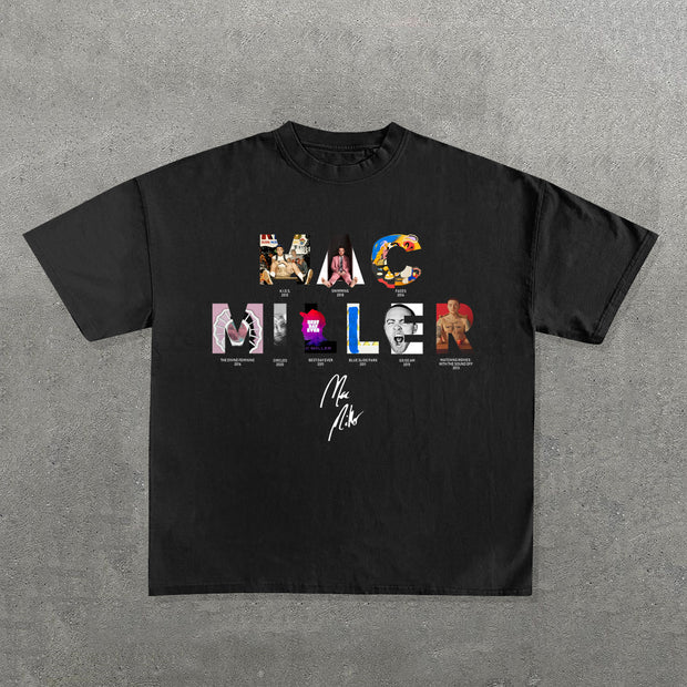 Mac Miller Album Print Short Sleeve T-Shirt