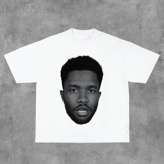 Casual Basics Frank Ocean Print Short Sleeve T-Shirt