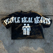 People Heal Hearts Patch T-Shirt