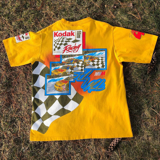 No.4 Racing Print Short Sleeve T-Shirt