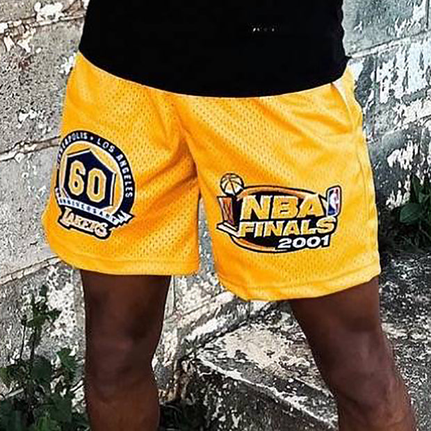 Casual Basketball NBA 2001 Print Mesh Shorts