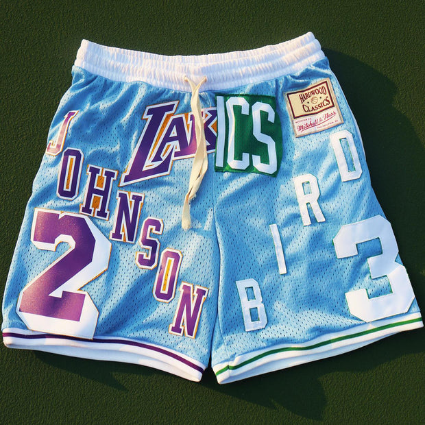 Basketball Patch Casual Mesh Shorts