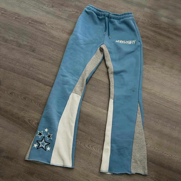 Fashionable and personalized contrasting bell bottoms