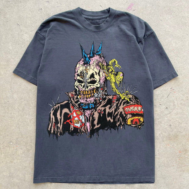 Punk Skull Casual Street T-Shirt