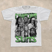 Hip-Hop Rap All-Star Printed T-Shirt