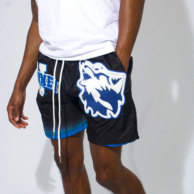 Gray Wolf Patch Casual Street Shorts