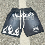 fastlife flame shorts