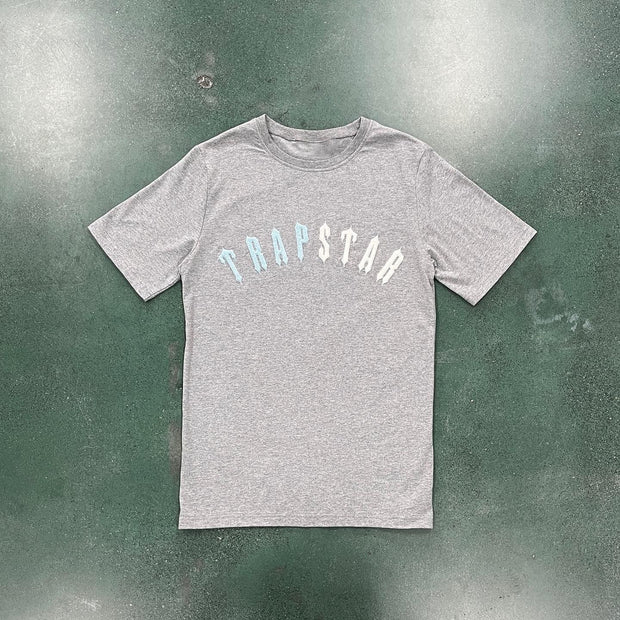 Trapstar Letters Print T-Shirt Shorts Two Piece Set