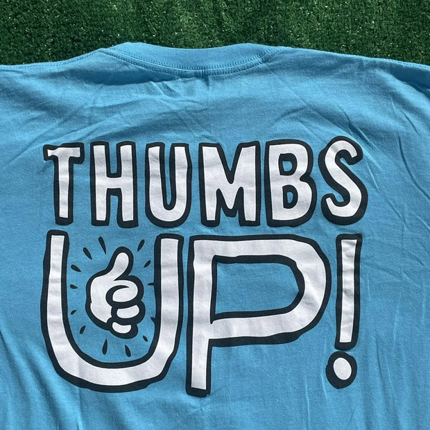 Thumbs up mac print T-shirt