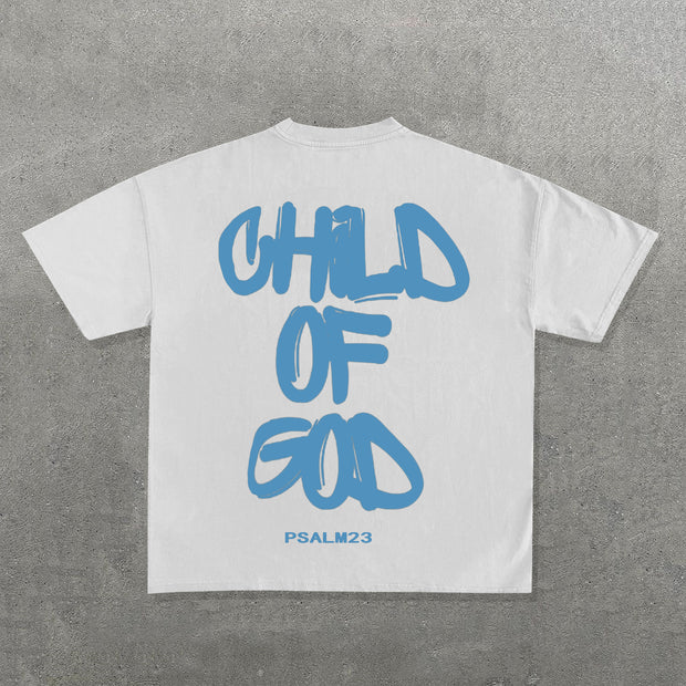 Child Of God Print Short Sleeve T-Shirt
