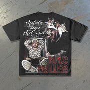 Rap star MAC print cotton T-shirt