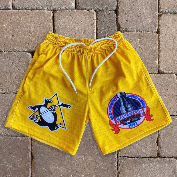 Pittsburgh Penguins Print Mesh Shorts
