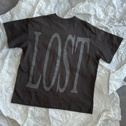 Get Lost Print Short Sleeve T-shirt