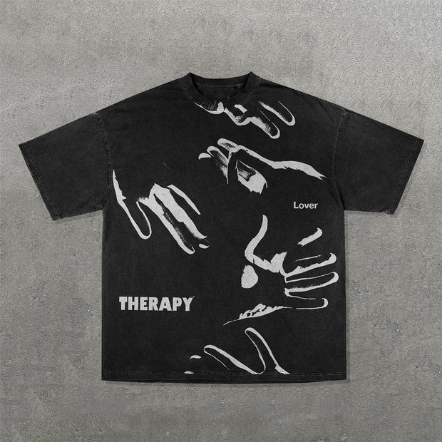 Therapy Print Short Sleeve T-Shirt