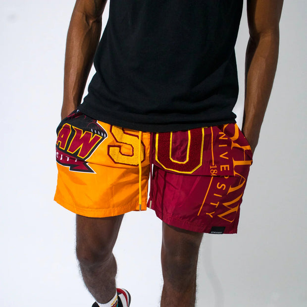 Casual street sports patchwork shorts