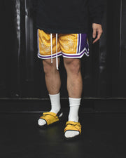 Casual sports men's elastic waist shorts