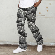Retro Casual Hip Hop Plush Street Pants