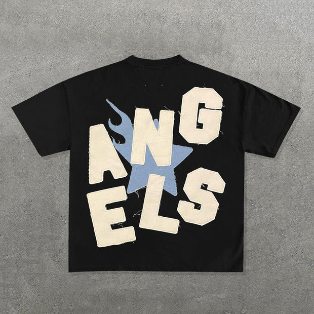 Fearless Angles Print Short Sleeve T-Shirt