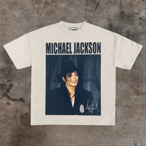 Tribute to Michael Jackson printed T-shirt
