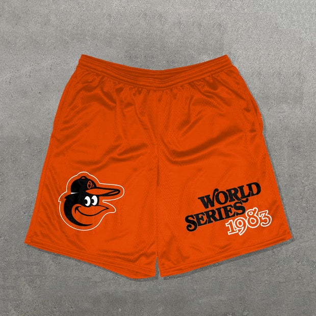 1983 World Series Print Mesh Shorts