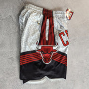 Chicago Contrast Print Shorts