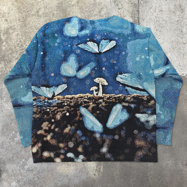 Vintage Butterfly Crewneck Sweatshirt