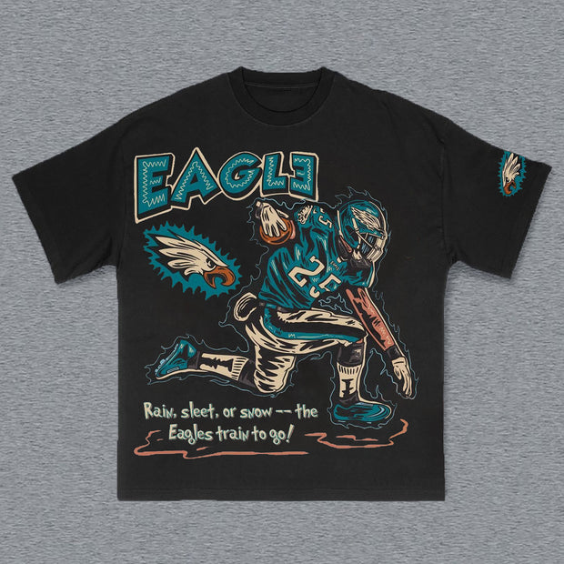 Eagle Print Short Sleeve T-Shirt