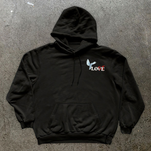 You're Lost Without Me Pigeon Print Hoodies