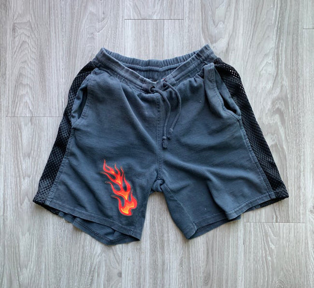 Personalized sports flame casual shorts