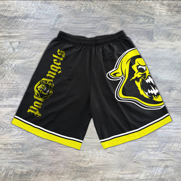 Men's casual sports printed personality shorts