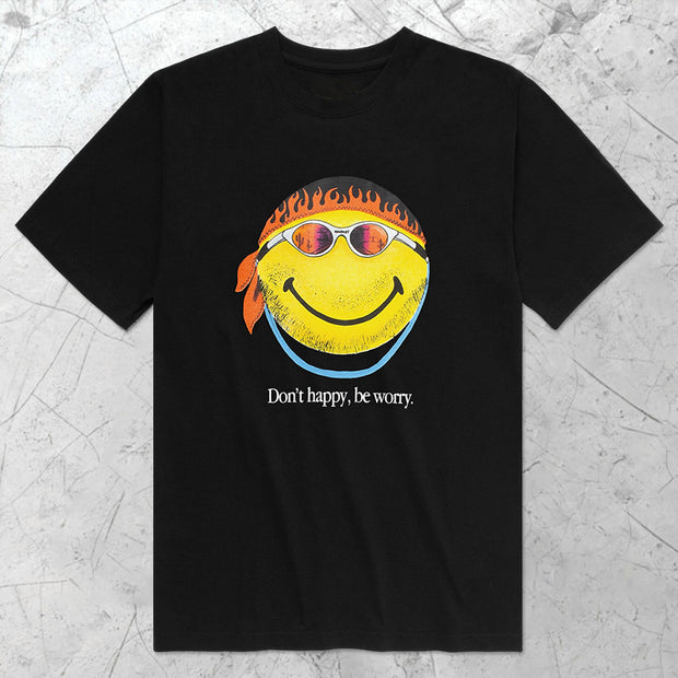 Smiley Graphic Short Sleeve T-Shirt
