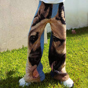 Siberian wolfdog casual street pants