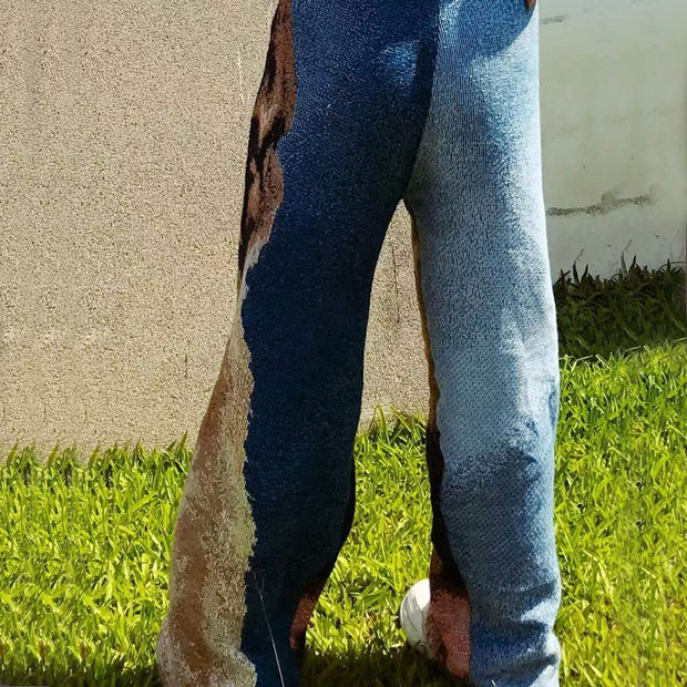 Siberian wolfdog casual street pants