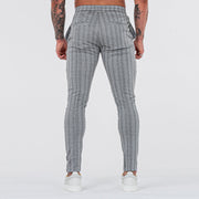 Men's fashion jacquard skinny trousers