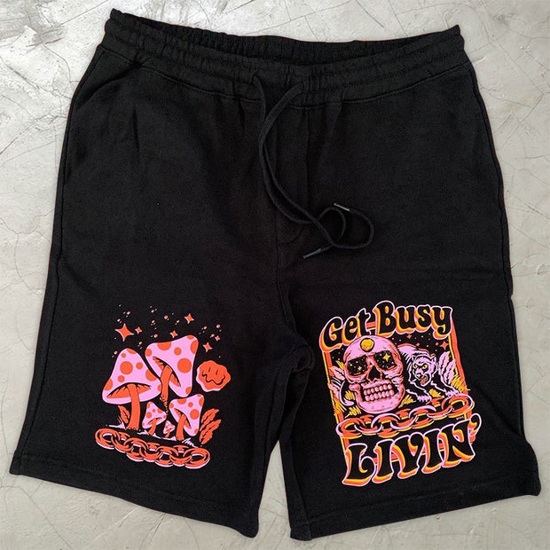 Personalized fashion printed casual men's shorts