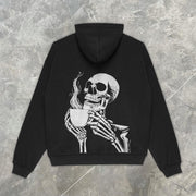 Vintage Skull Coffee Sweatshirt