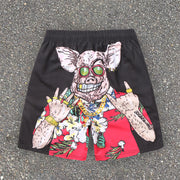 Hip hop pig beach pants seaside resort shorts