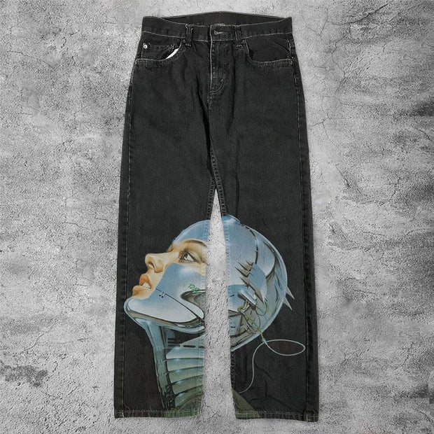 Casual future human jeans