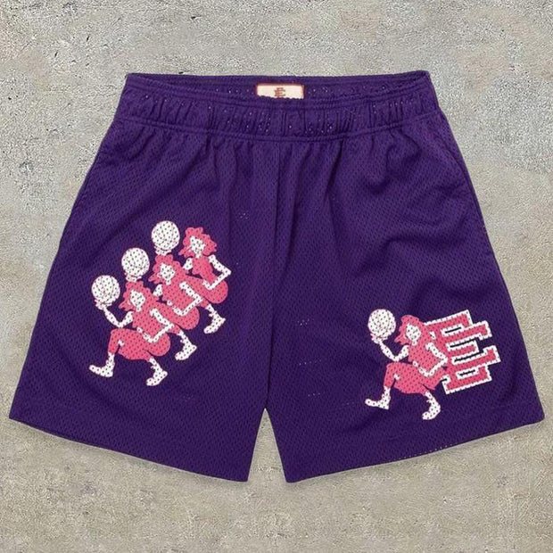 Fashion street mesh sports shorts