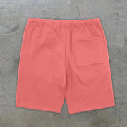 cross jesus pattern street shorts