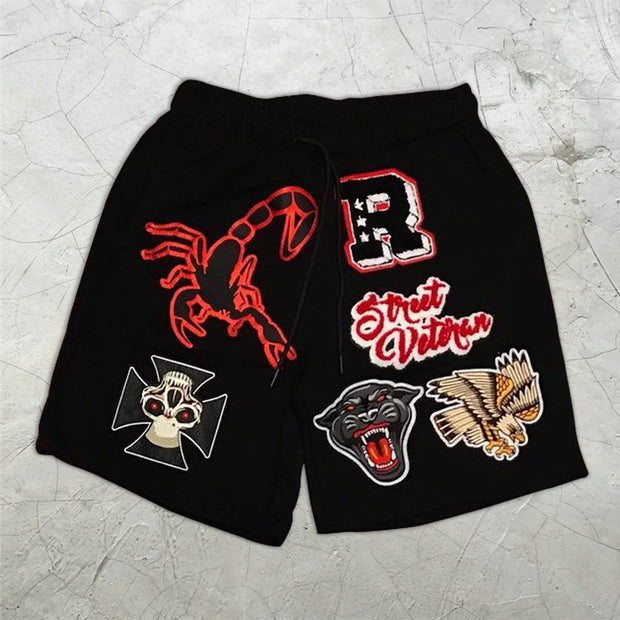 Personalized men's casual printed shorts