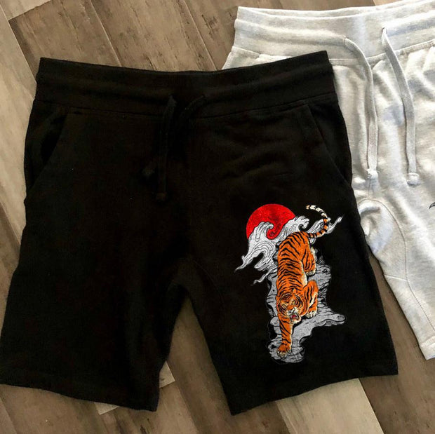 Cartoon tiger casual sports shorts