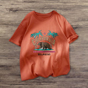 Big bear cartoon character T-shirt