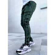 Casual loose straight-leg reflective running training pants