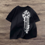 Graphic design trend print street short-sleeved T-shirt