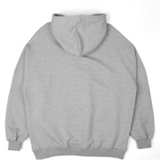 Fleece padded printed fashion pullover hooded sweatshirt