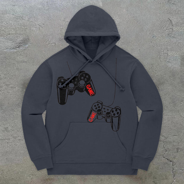 Game Console Retro Casual Long Sleeve Hoodie